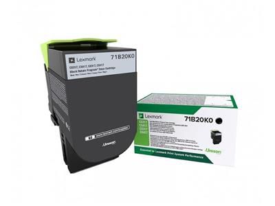 Cartus toner Lexmark 71B20K0 ,Negru ,3000 pagini ,Original (71B20K0)