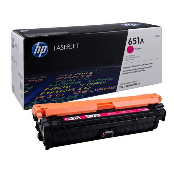 Cartus toner HP CE343A ,Magenta ,16 000 pagini ,Original (651a)