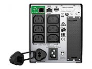 UPS APC SMT750IC, 750 VA, 500 W, line-interactive, 6x C13, 1x C14, 1x USB, 24V 7Ah Baterie cu plăci de plumb şi acid, LCD, Tower, Negru