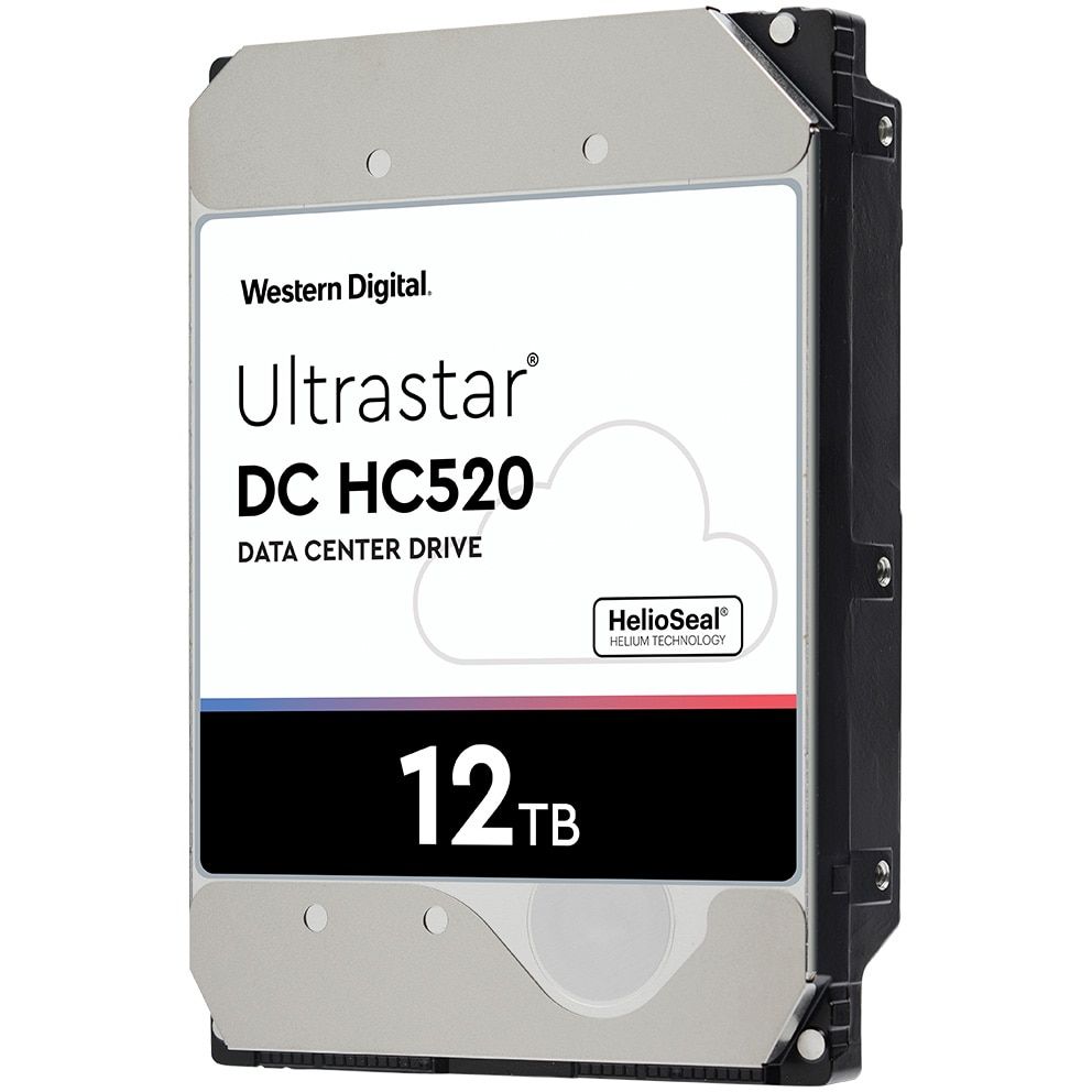 HDD server Western Digital Ultrastar DC HC520 12 TB 3.5 inch SATA 6G 7200 rpm 256 MB 512e