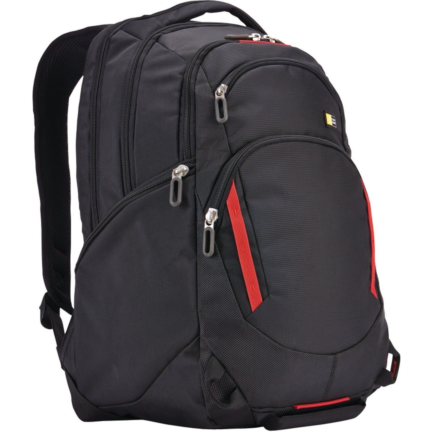 RUCSAC CASE LOGIC, pt. notebook de max. 17 inch, 2 compartimente, buzunar frontal x 2 | buzunar lateral, waterproof, nylon, negru,  VNB-217 BLACK  45501660