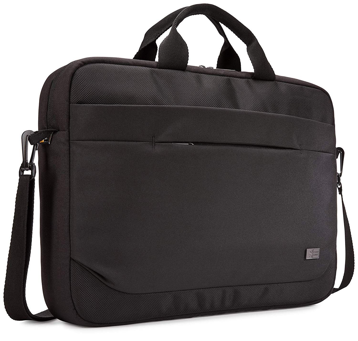 GEANTA CASE LOGIC, pt. notebook de max. 15.6 inch, 1 compartiment, buzunar frontal x 2, waterproof, poliester, negru,  ADVA-116 BLACK