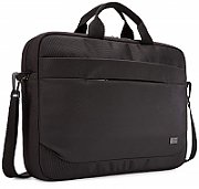 GEANTA CASE LOGIC, pt. notebook de max. 15.6 inch, 1 compartiment, buzunar frontal x 2, waterproof, poliester, negru,  ADVA-116 BLACK