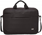 GEANTA CASE LOGIC, pt. notebook de max. 15.6 inch, 1 compartiment, buzunar frontal x 2, waterproof, poliester, negru,  ADVA-116 BLACK