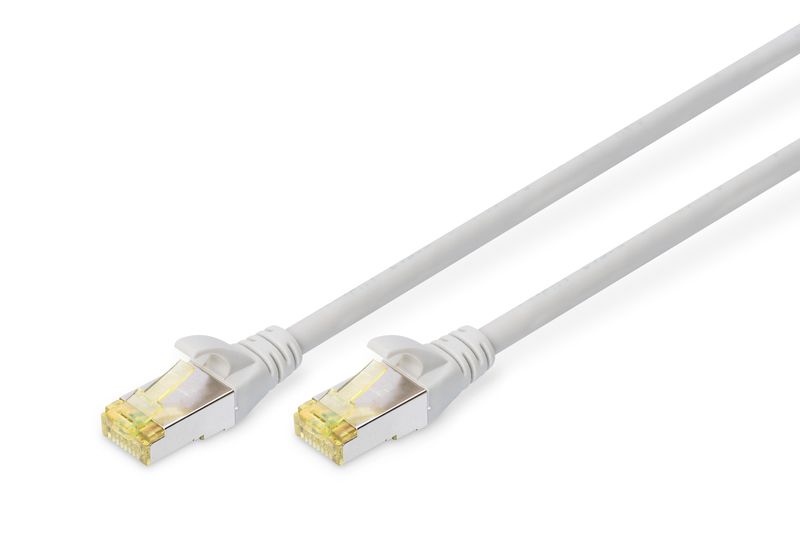 DIGITUS CAT 6A S-FTP patch cable Cu LSZH AWG 26/7 length 30 m color grey