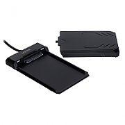 UNITEK Y-3036 storage drive enclosure 2.5  HDD/SSD enclosure Black