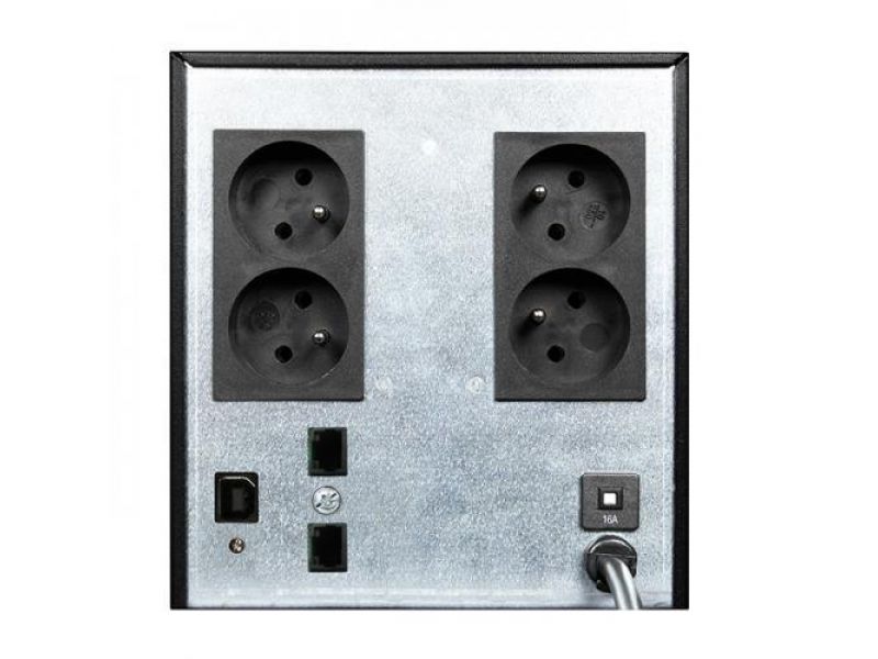 UPS Ever Sinline 2000 USB HID, 2000 VA, 1300 W, cu management, line-interactive, 4x Schuko, 1x USB, 12V/5Ah Tower, Negru