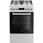 Beko FSE52320DWD cooker Freestanding cooker Gas White A
