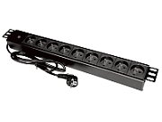 Alantec PZ09 power extension 1.8 m 9 AC outlet(s) Indoor Black
