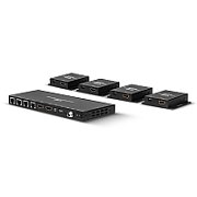 Lindy 50m Cat.6 4 Port HDMI & IR Splitter Extender with Loop Out  Description  An advanced Splitter Extender that extends and distributes HDMI & IR signals to 4 displays at distances of up to 50m Supports resolutions up to Full HD 1920x1080 @60Hz 4:4:4 8bit, including 3D Features a loop-through HDMI