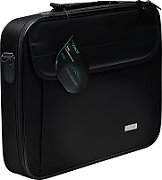 RUCSAC SPACER CHICAGO BLACK ,pt. notebook de max. 17 , 3 compartimente, buzunar frontal, buzunar lateral x 2,2 manere, waterproof,  poliester, negru,  Chicago ,   SPB-CHICAGO-BK