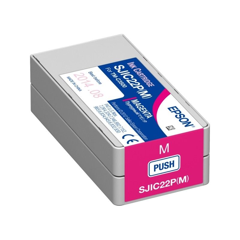 Cartus cerneala Epson C33S020603 ,Magenta ,32.6 ml ,Original (SJIC22P(M))