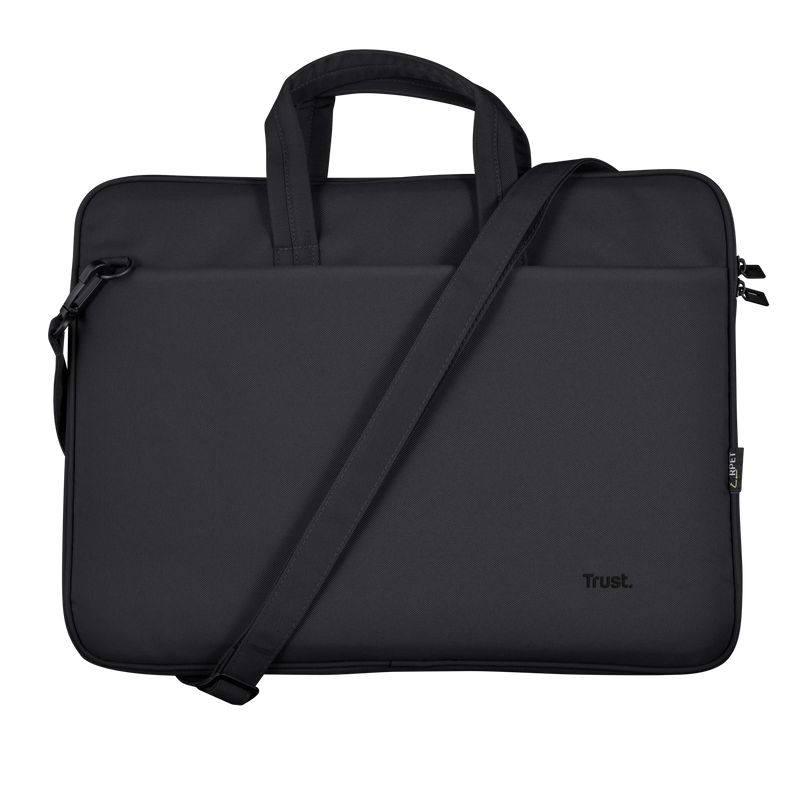Kit Geanta de laptop Trust Bologna pentru laptop-uri cu diagonala de pana la 16 , mouse Trust wireless, negru