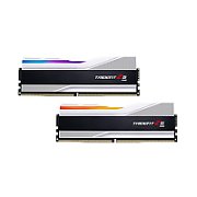 Memorie G.Skill Trident Z5 32 GB DDR5 6400 MHz CL32, kit 2 x 16 GB, XMP 3.0, Alb-negru, RGB