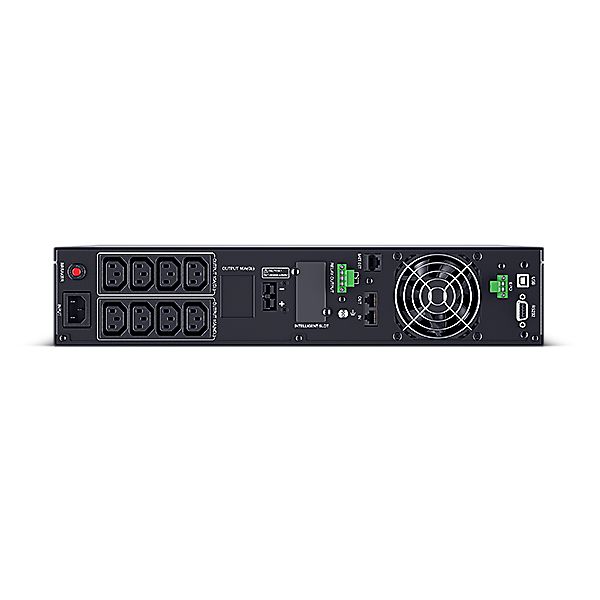 UPS Cyber Power OLS2000ERT2UA, 2000 VA, 1800 W, cu management, on-line double-conversion, 8x C13, 1x C14, Sealed Lead-acid, 13 minute (50% sarcina), LCD, Rack 2U, Negru