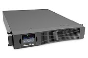 UPS Digitus DN-170094, 1500 VA, 1500 W, cu management, on-line double-conversion, 8x C13, 1x C14, 1x RJ45, 1x USB, 12.0V/9.0Ah LCD, Tower/Rack 2U, Gri