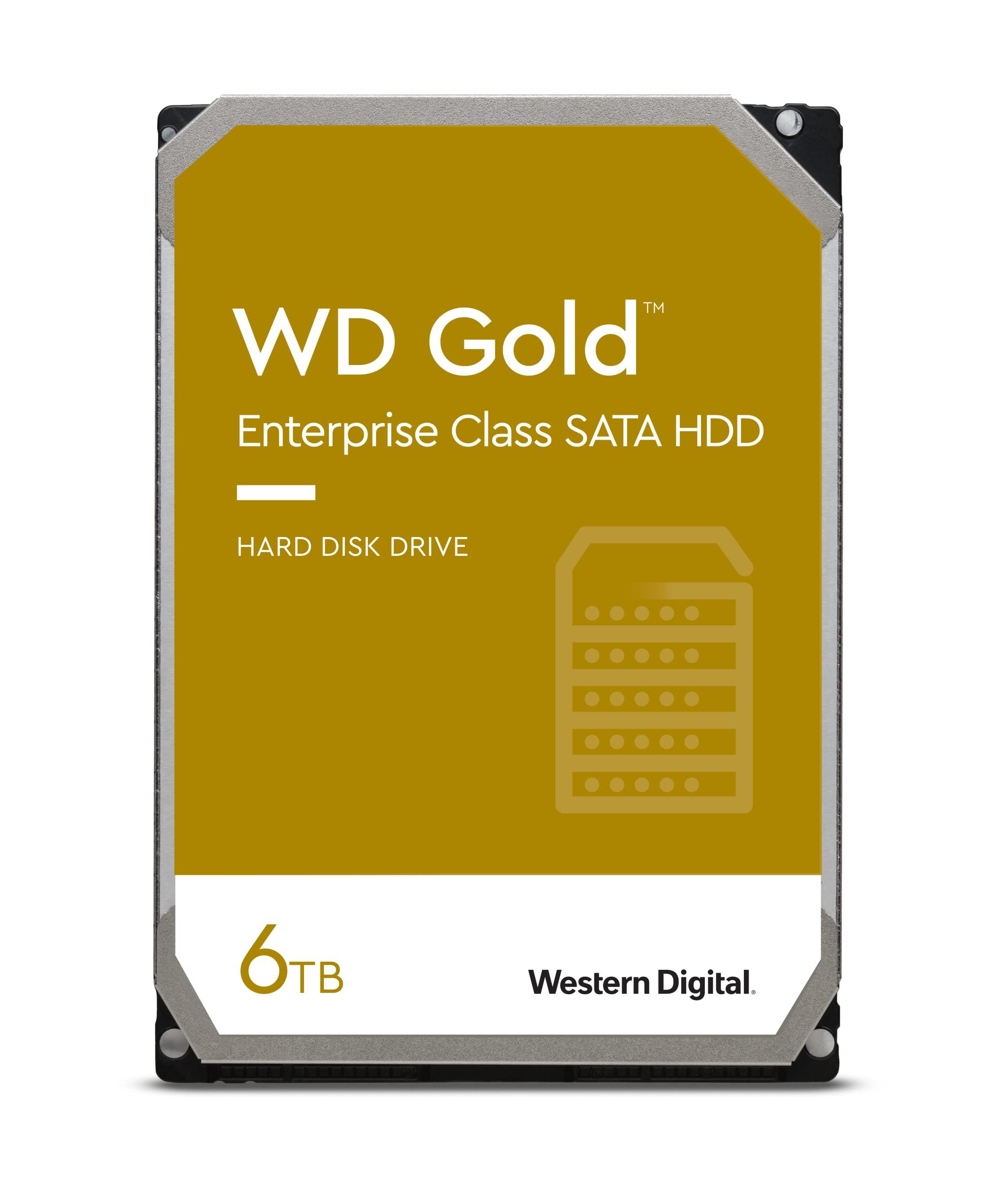 HDD server Western Digital Gold 6 TB 3.5 inch SATA 6G 7200 rpm 256 MB 512e
