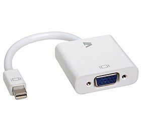 MINI DP TO VGA ADAPTER WHITE/MINI DP TO VGA ADPTR 1080P FHD