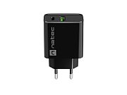 NATEC NETWORK CHARGER RIBERA USB-A+USB-C 20W PD