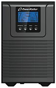 UPS PowerWalker VFI 1000 TGB, 1000 VA, 900 W, cu management, on-line double-conversion, 4x C13, 1x C14, 12V/9Ah LCD, Tower, Negru