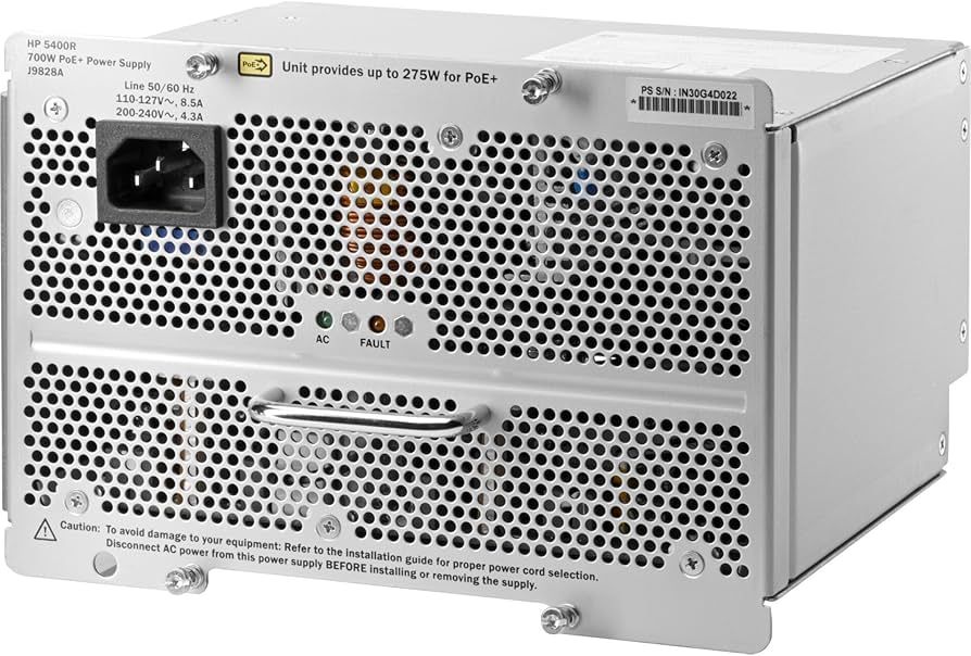 HPE 5400R 700W PoE+ zl2 Power Supply