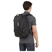 RUCSAC THULE pt. notebook de max. 15.6 inch, 26 l, 1 compartiment, buzunar frontal x 3 | buzunar lateral x 2, waterproof, poliester, negru, Accent 3205384