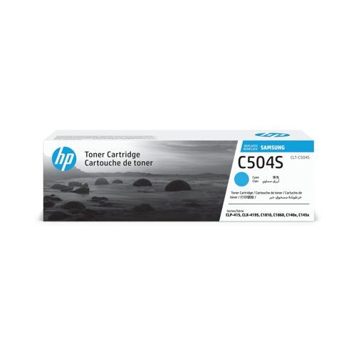 Samsung CLT-C504S Cyan Original Toner Cartridge cartuș toner 1 buc.
