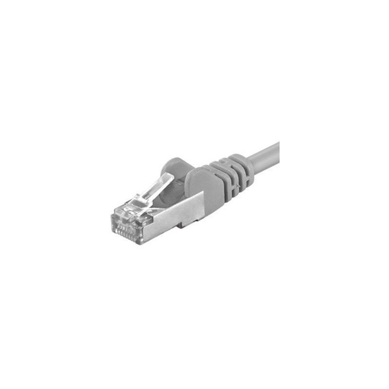 Patchcord SFTP RJ45-RJ45 Cat.5e, 15m, gri
