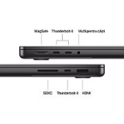 Laptop Apple MacBook Pro 14 MDE34RO/A, 14.2 inch 3024 x 1964, Apple M5 (10 C), 24 GB RAM, 1 TB SSD, Apple 10-core GPU, Mac OS, Space Black