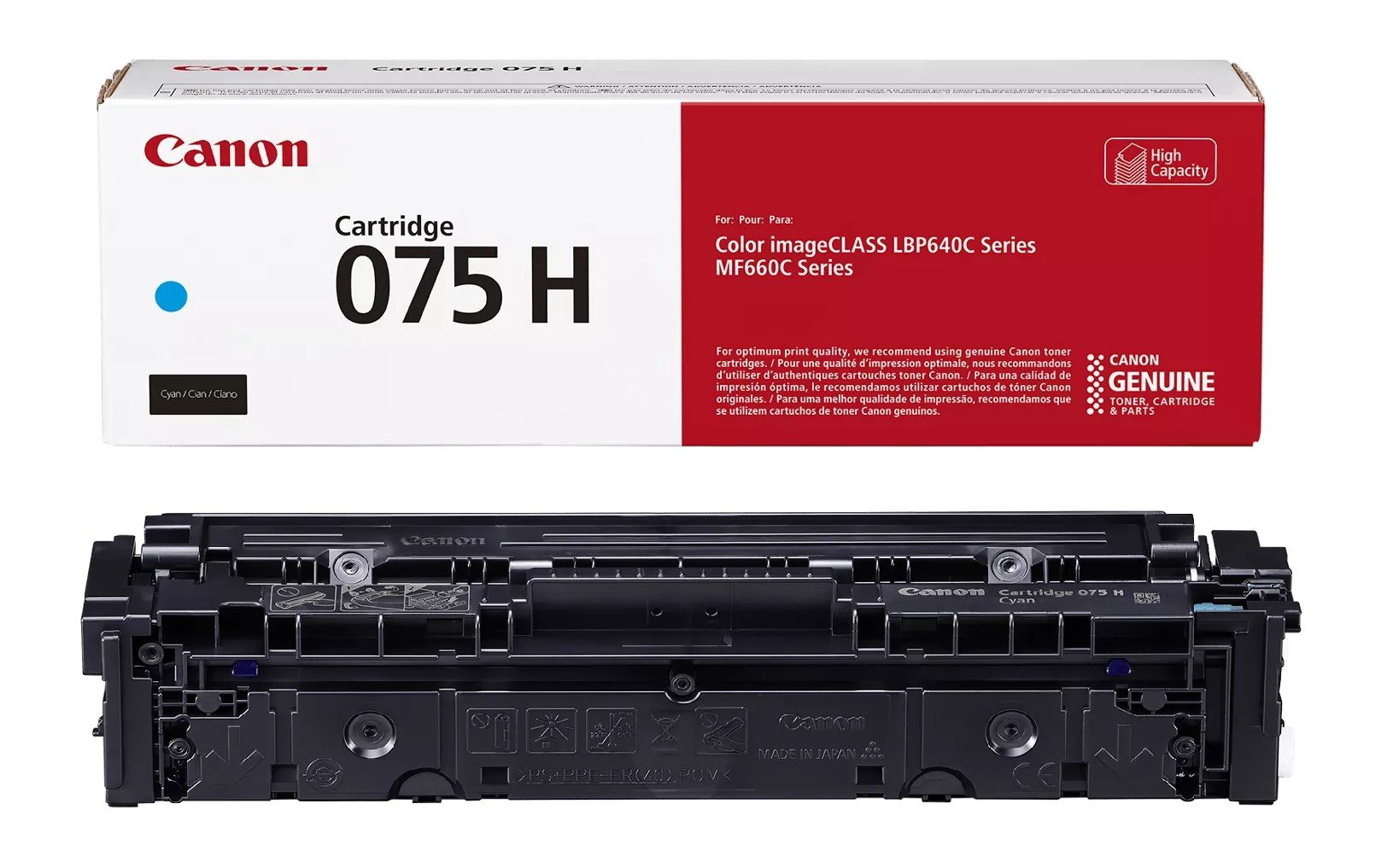 Cartus toner Canon 6368C002 ,Albastru ,2 500 pagini ,Original (CRG075H)
