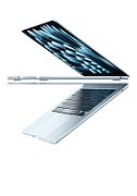 Laptop Apple MacBook Air 15 with Liquid Retina (2025), 15.3 inch 2880 x 1864, Apple M4 10-core (10 C), 32 GB RAM, 2 TB SSD, Apple 10-core integrat, macOS, Tastatura International, Albastru deschis