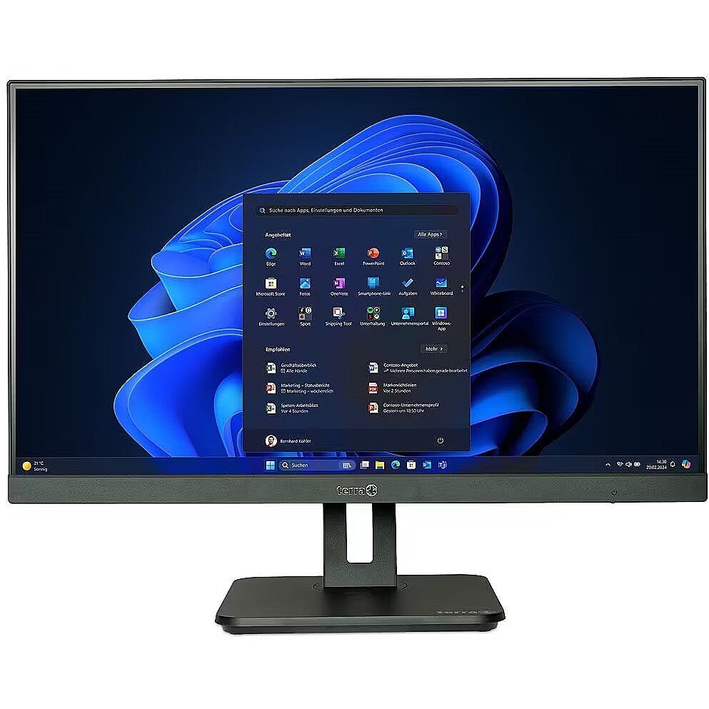 All-In-One Terra ALL-IN-ONE-PC 2710 HA, 27 inch 1920 x 1080, Intel Core i5-12400 (6 C / 12 T, 2.5 GHz - 4.4 GHz, 18 MB cache), 16 GB RAM, 1 TB SSD, Intel UHD Graphics, Windows 11 Pro