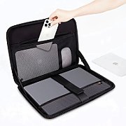 Husa laptop Trust Lisboa, compatibila cu dimensiune diagonala latop maxim 16 , negru