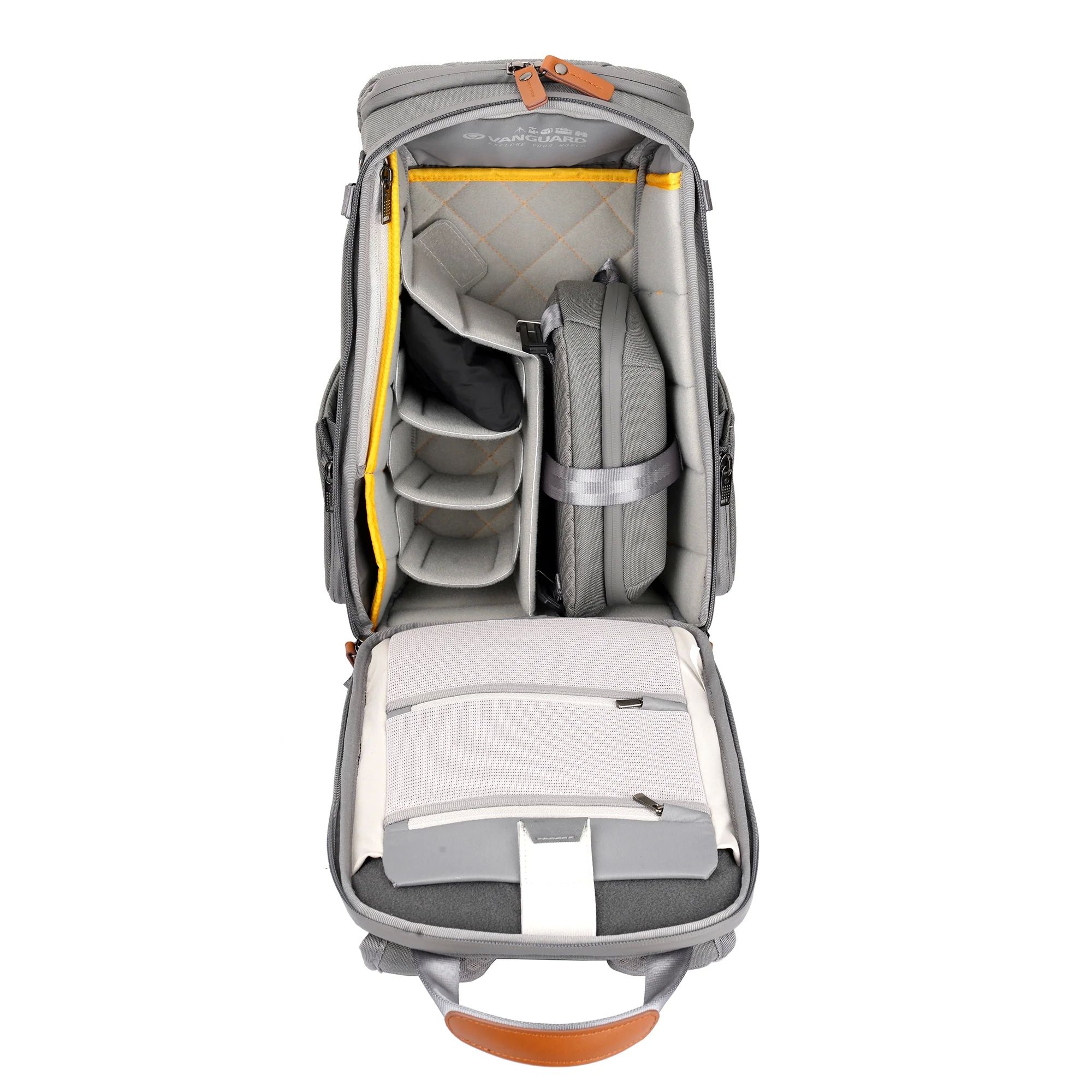 Ghiozdan Vanguard VEO CITY B37, Gri