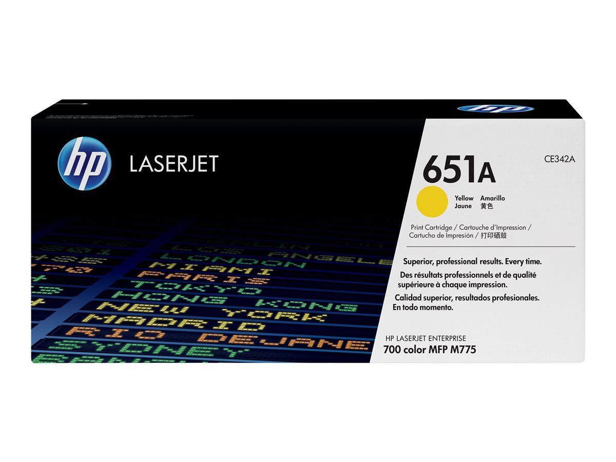 Cartus toner HP CE342A ,Galben ,16 000 pagini ,Original (651a)